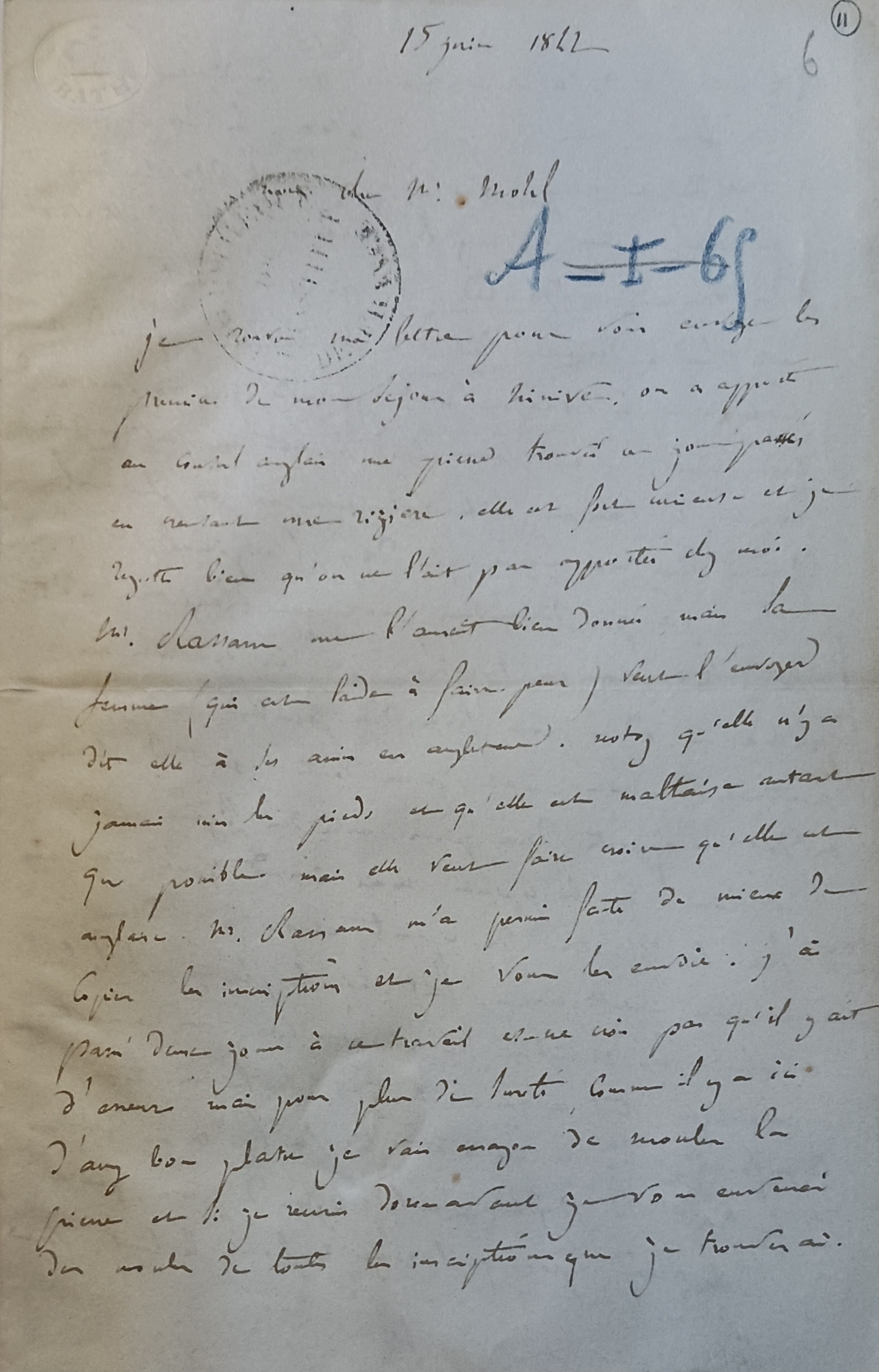 Institut de France - MS 2976/6