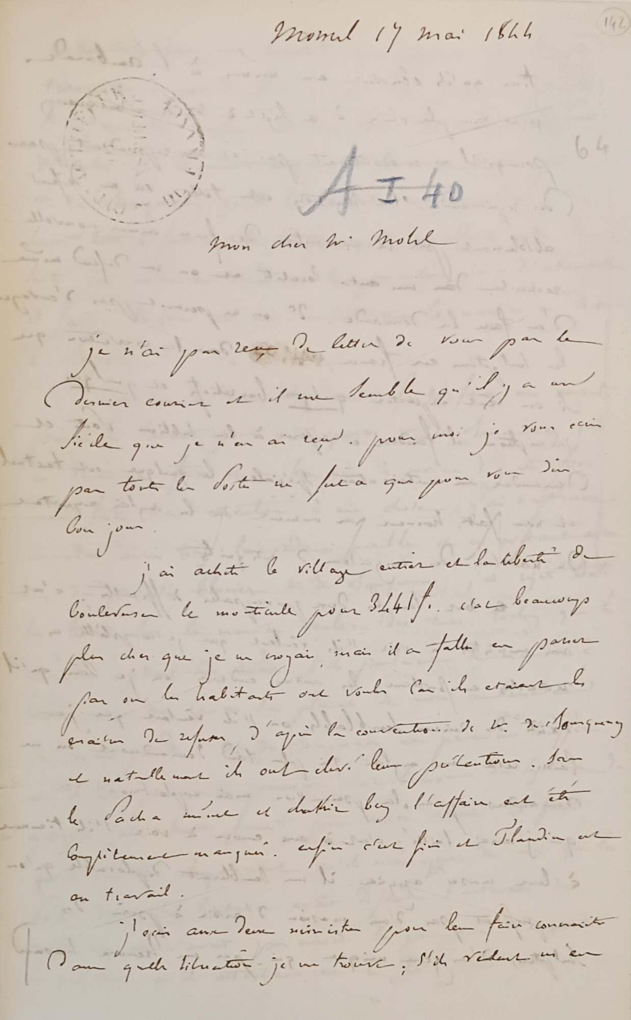 Institut de France - MS 2976/64
