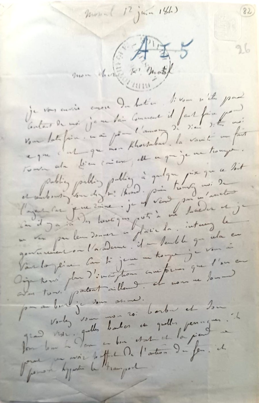 Institut de France - MS 2976/26