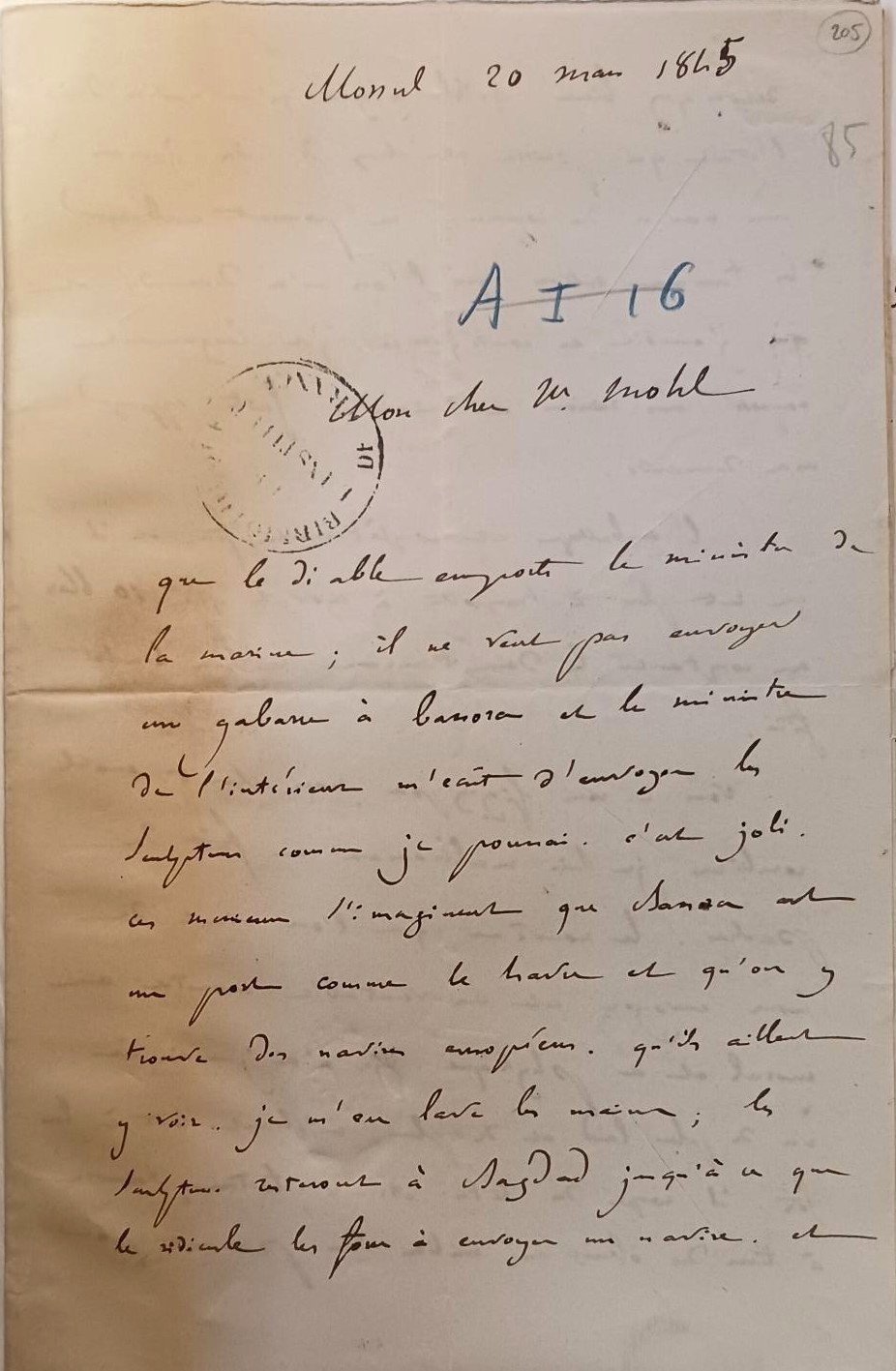 Institut de France - MS 2976/85