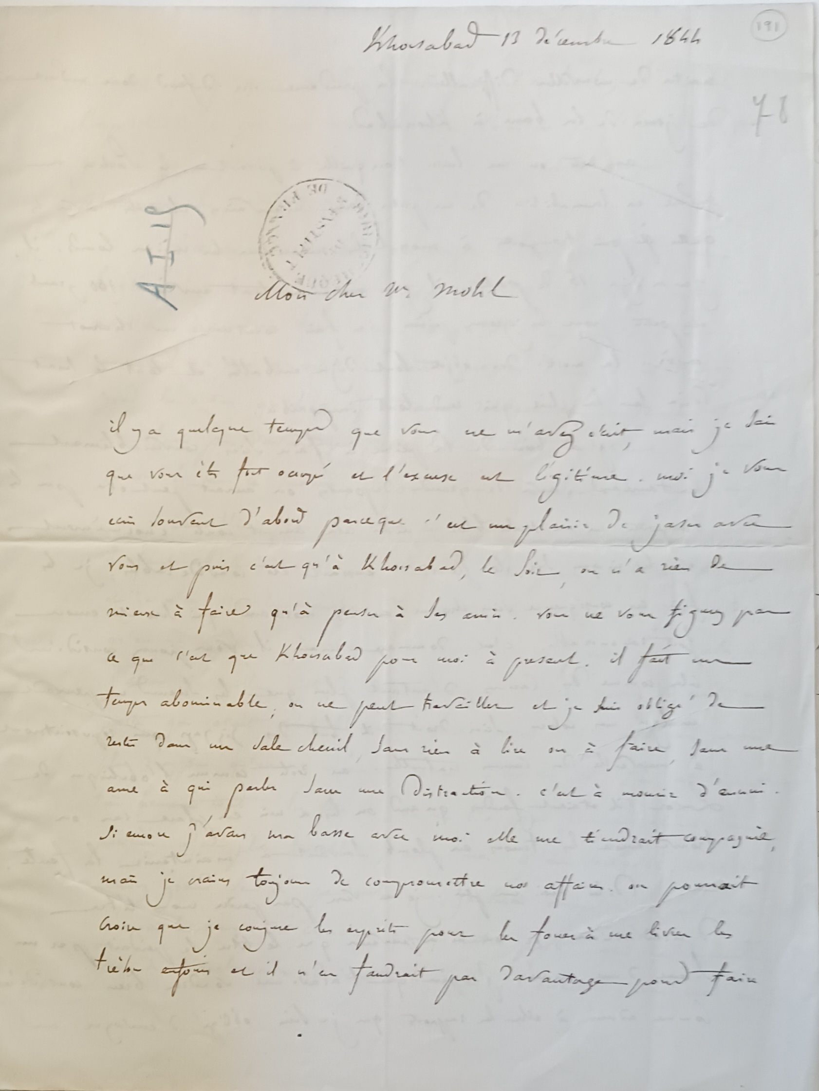 Institut de France - MS 2976/78