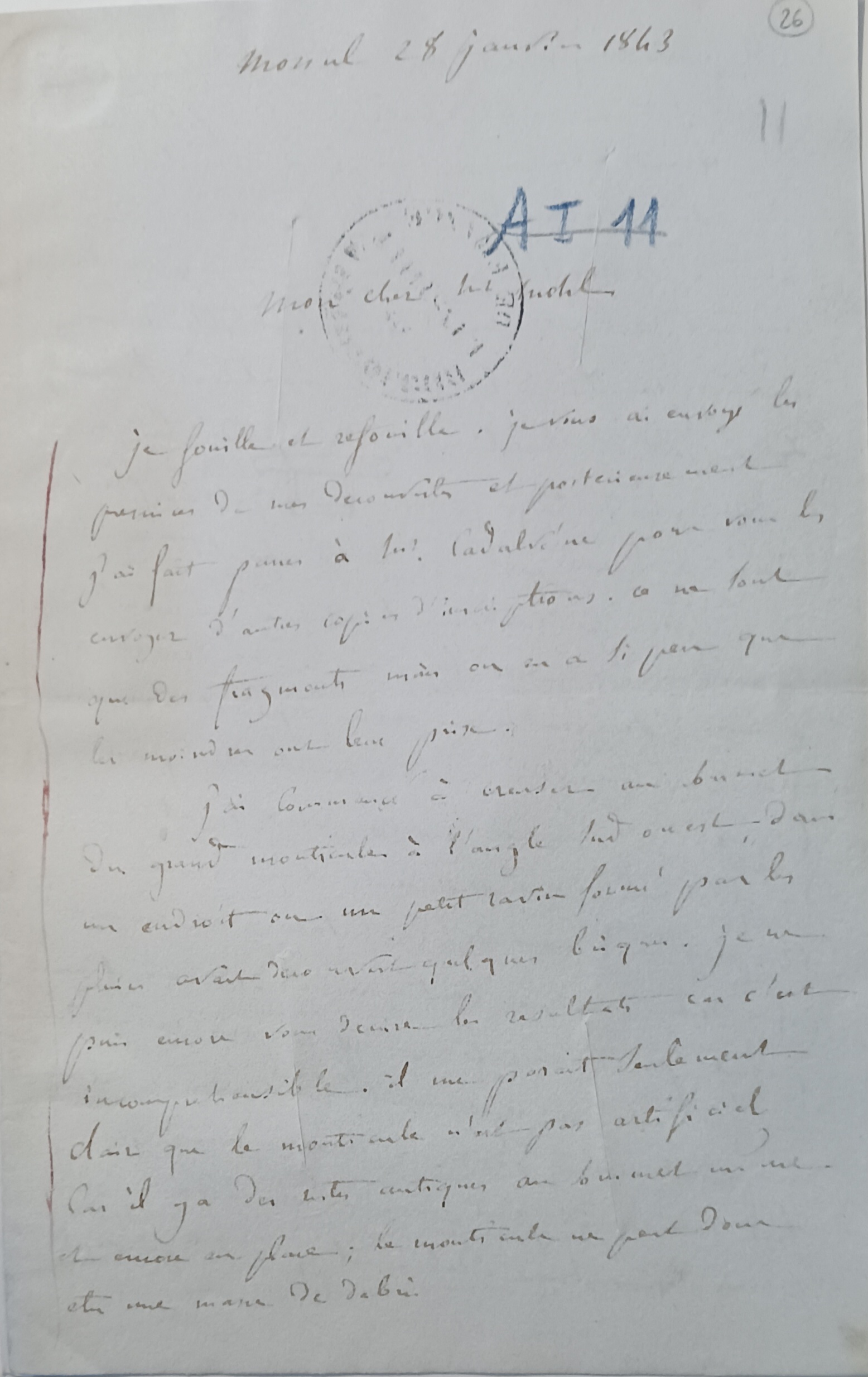 Institut de France - MS 2976/11