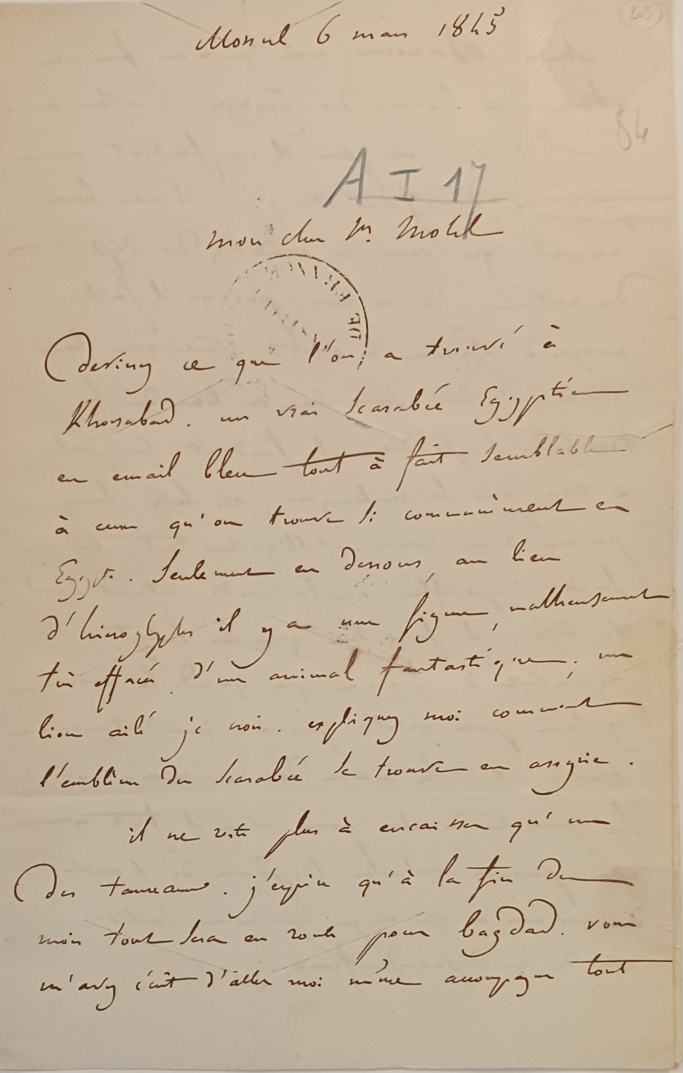 Institut de France - MS 2976/84